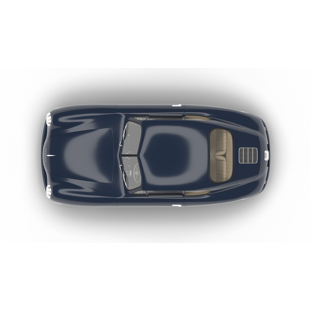 Porsche 356 2 Coupe 1948 3D Model – Rigged PBR Antique Car, FBX - View 20