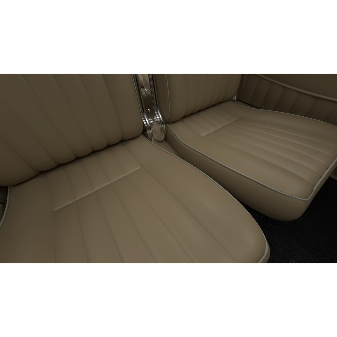 Porsche 356 2 Coupe 1948 3D Model – Rigged PBR Antique Car, FBX - View 26