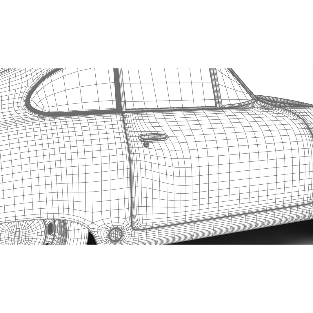 Porsche 356 2 Coupe 1948 3D Model – Rigged PBR Antique Car, FBX - View 34