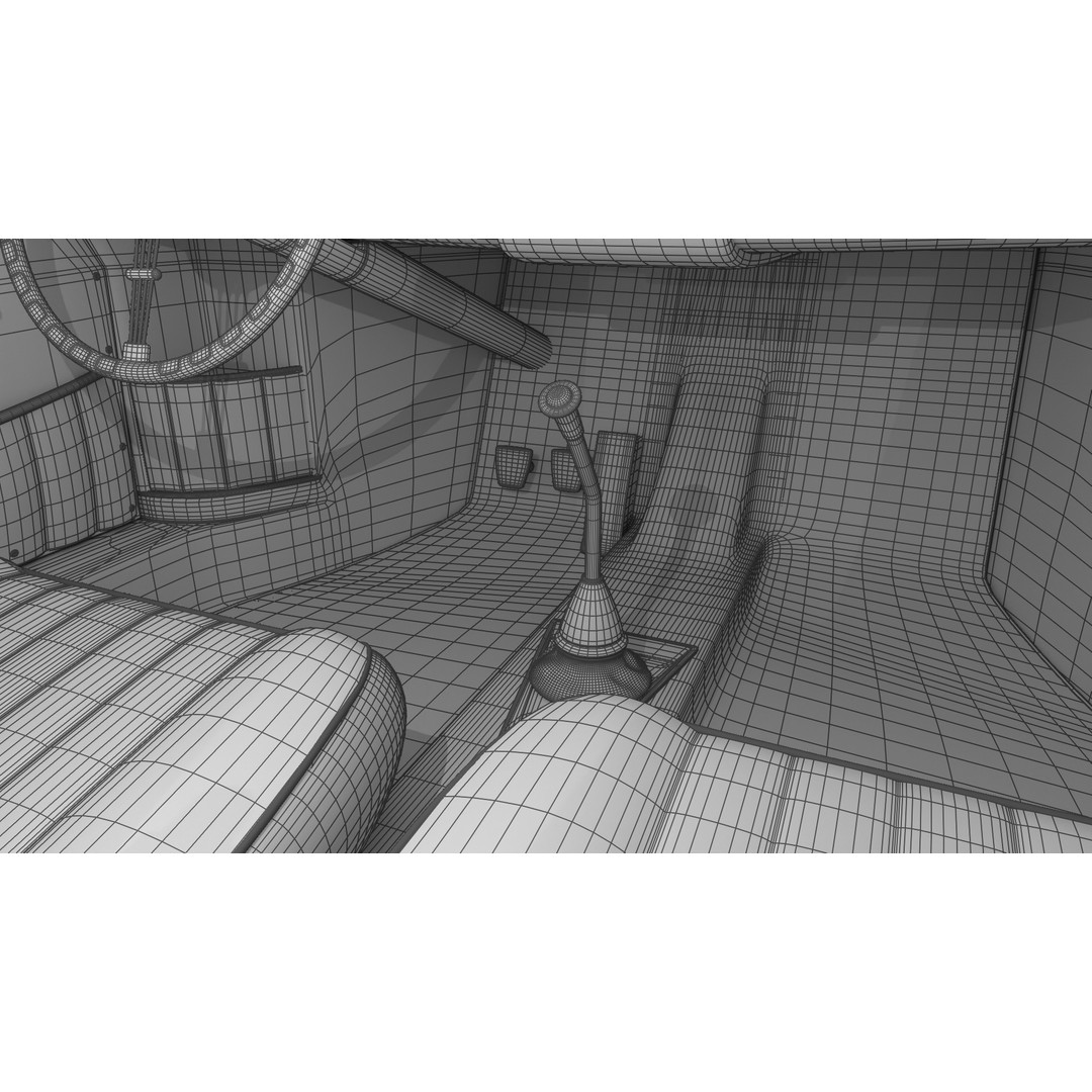 Porsche 356 2 Coupe 1948 3D Model – Rigged PBR Antique Car, FBX - View 50