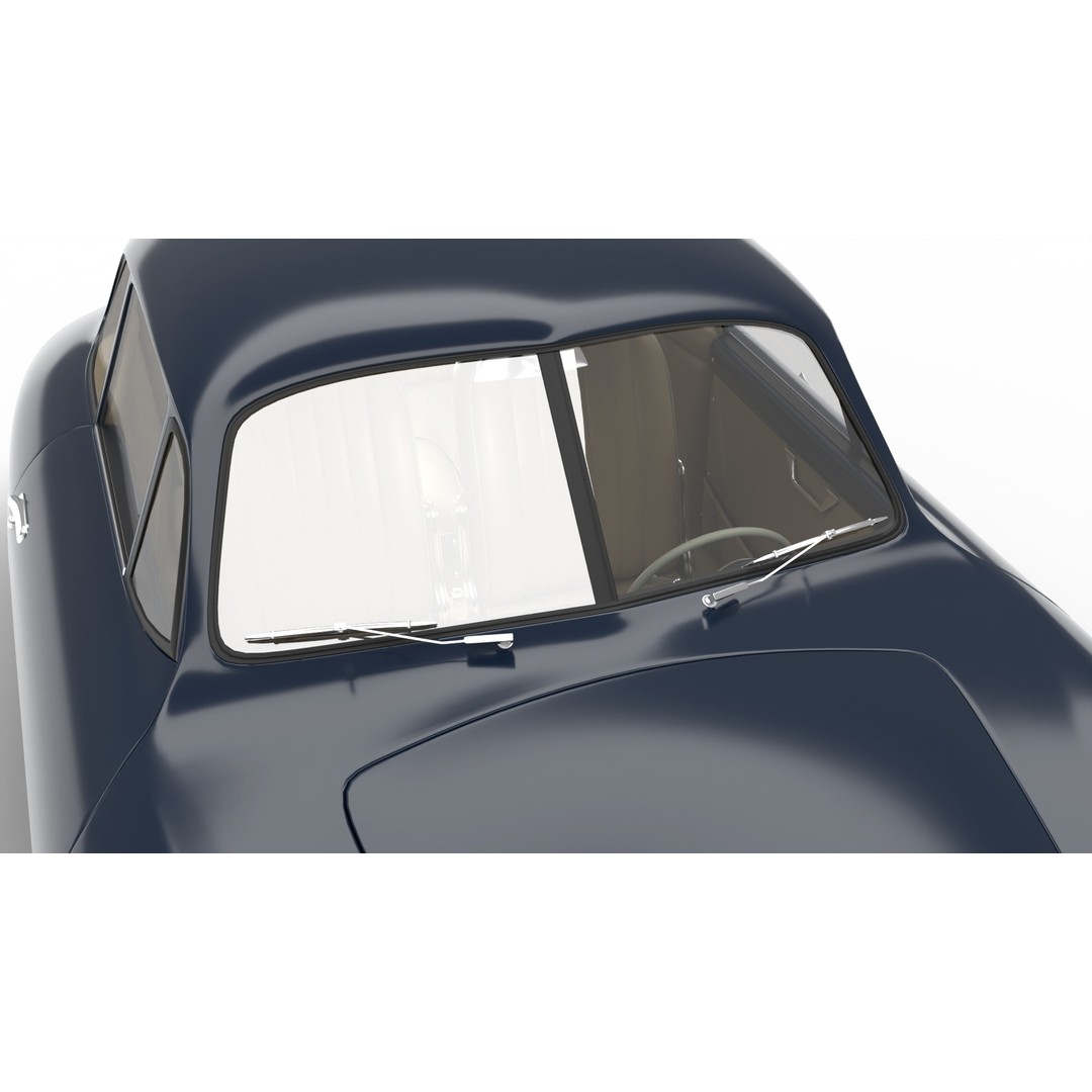 Porsche 356 2 Coupe 1948 3D Model – Rigged PBR Antique Car, FBX - View 7