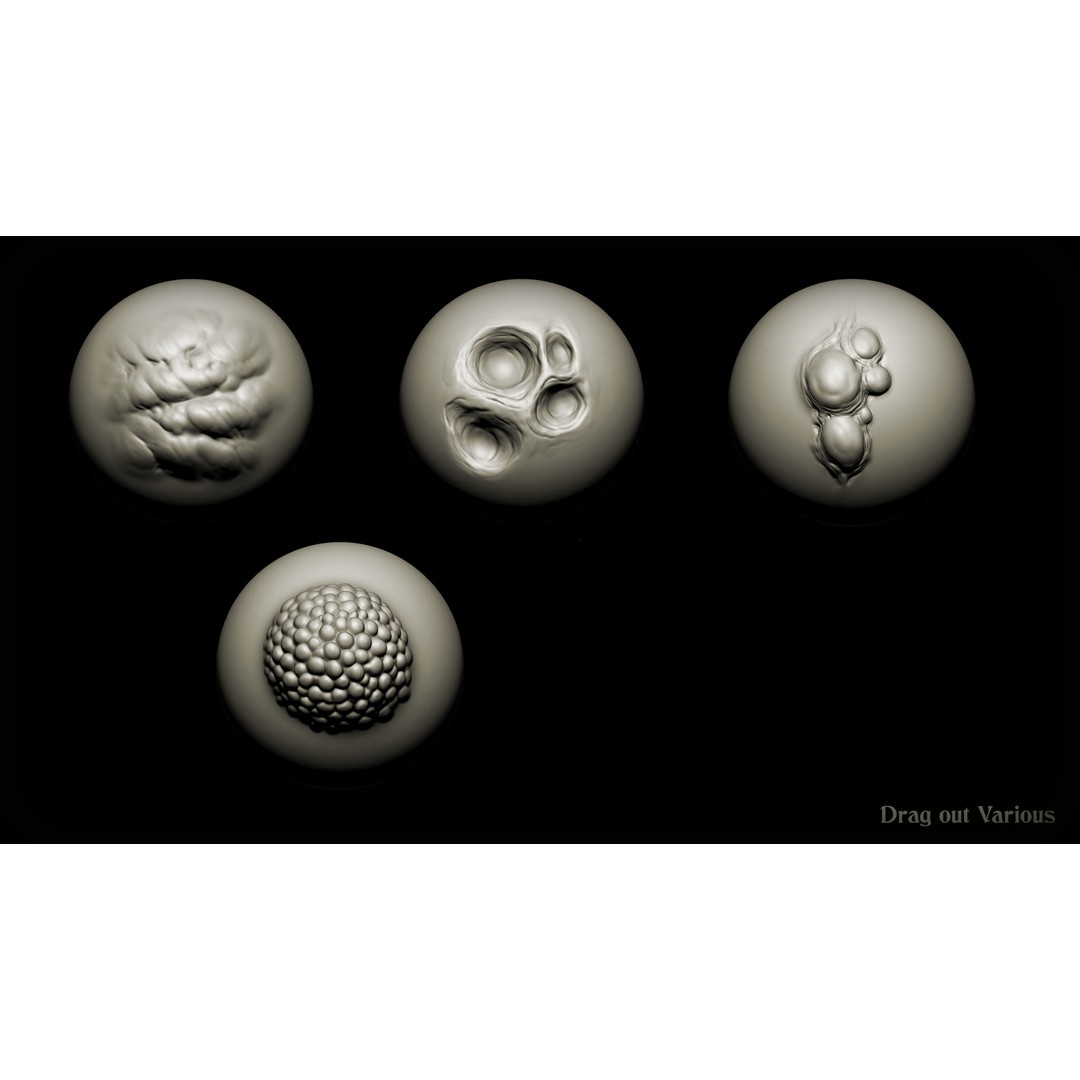 Cthulhu Creature 3D Model – Horror Brushes Pack for Zbrush & Blender - View 9