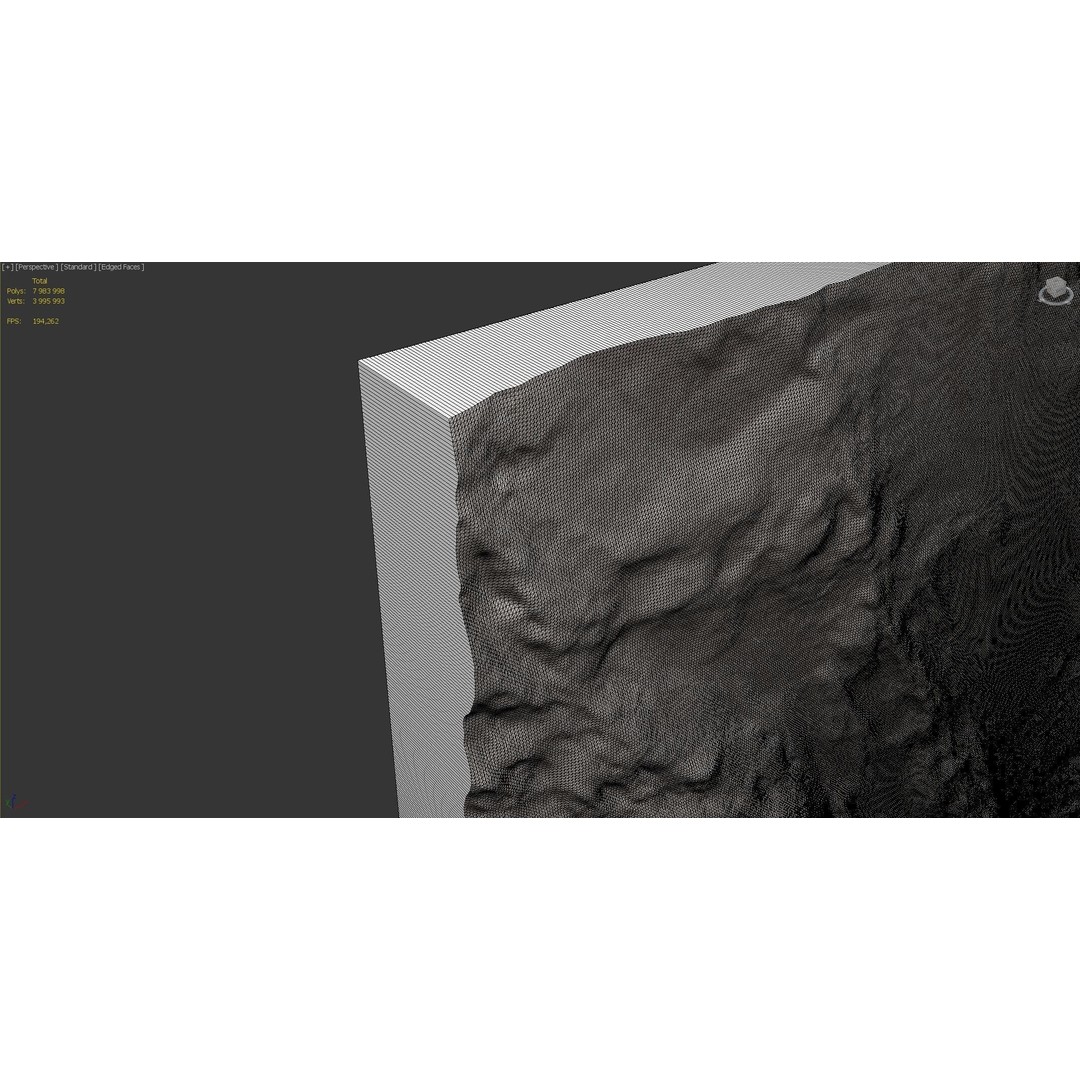 Rock Wall 3D Model – High-Quality PBR Textures, FBX & OBJ
