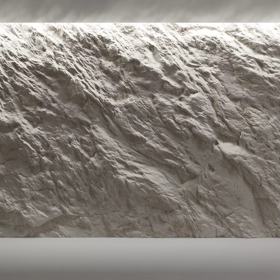 Rock Wall 3D Model – High-Quality PBR Textures, FBX & OBJ - View 2
