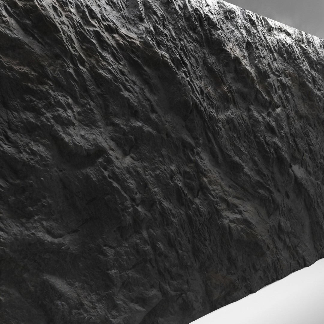 Rock Wall 3D Model – High-Quality PBR Textures, FBX & OBJ - View 4