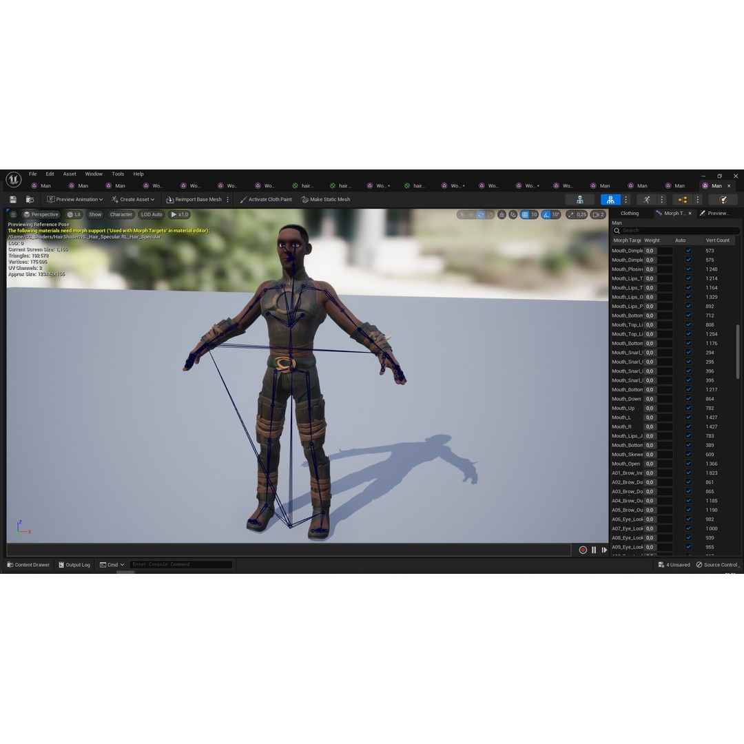 Tribal Warrior 3D Model – Stylized Toon Fighter, Rigged for Animation - View 30