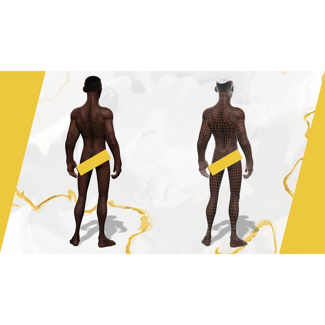 Tribal Warrior 3D Model – Stylized Toon Fighter, Rigged for Animation - View 4