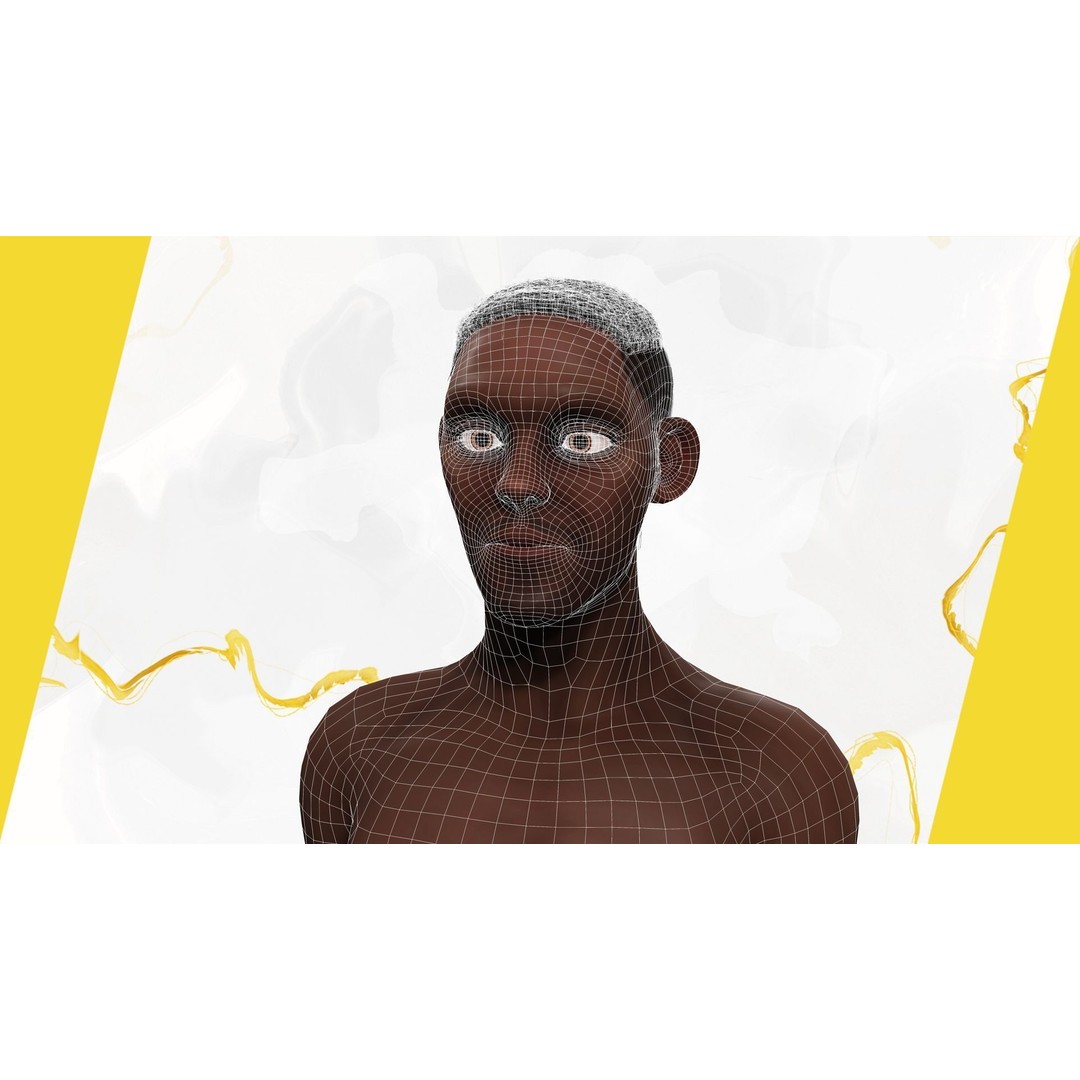 Tribal Warrior 3D Model – Stylized Toon Fighter, Rigged for Animation - View 7