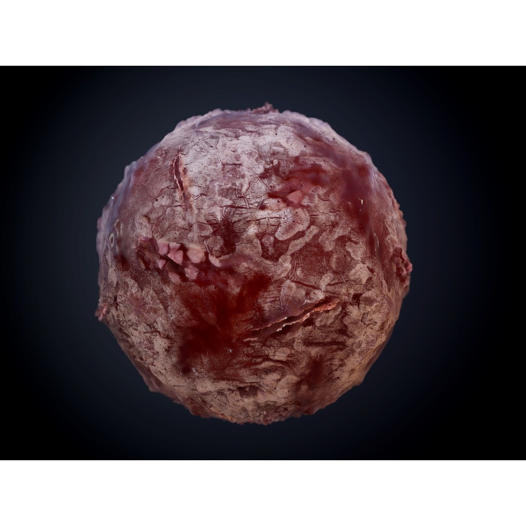 Horror Gore Skin Seamless PBR Texture Pack – 30 Textures for Games - View 11