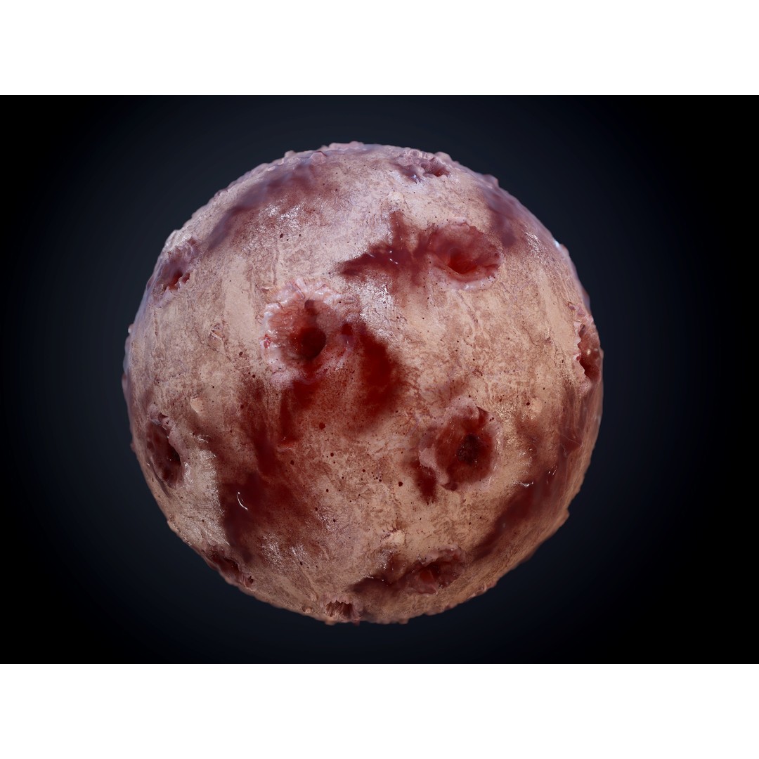 Horror Gore Skin Seamless PBR Texture Pack – 30 Textures for Games - View 7