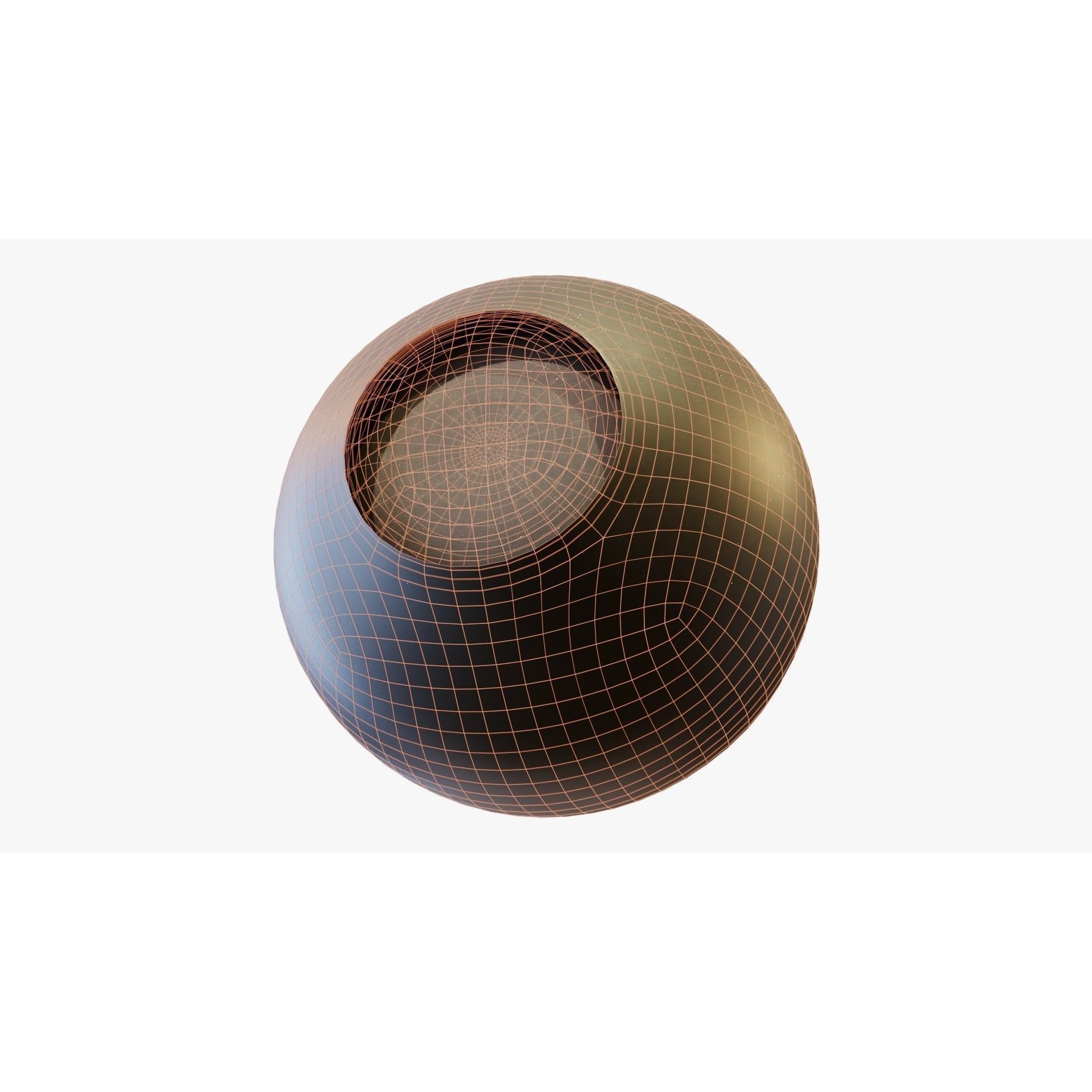 Human Eye - Low-Poly Game-Ready 3D Model - View 22