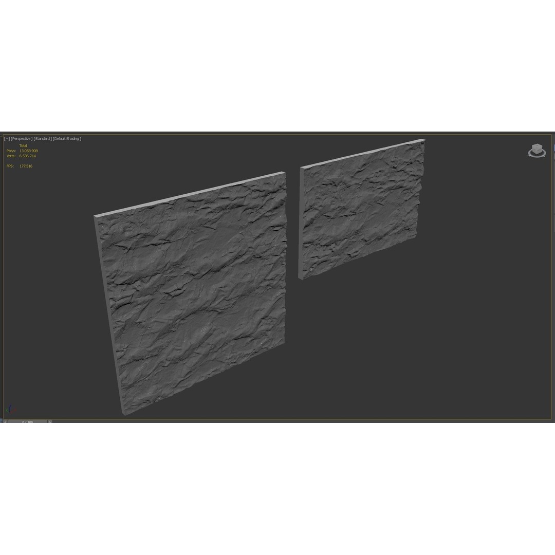 Stone Wall 3D Model – High Quality PBR Texture and Formats - View 11