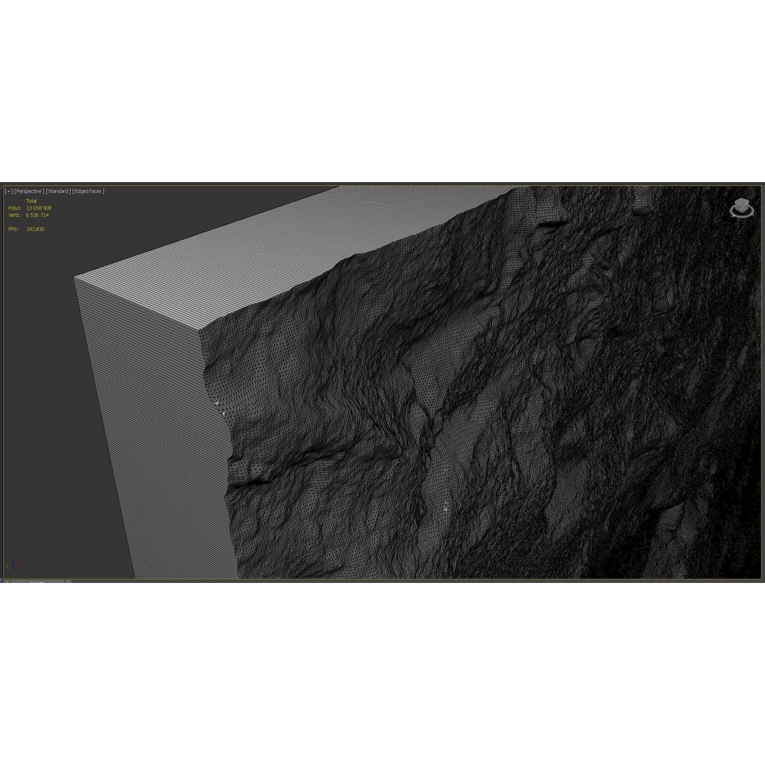 Stone Wall 3D Model – High Quality PBR Texture and Formats - View 12