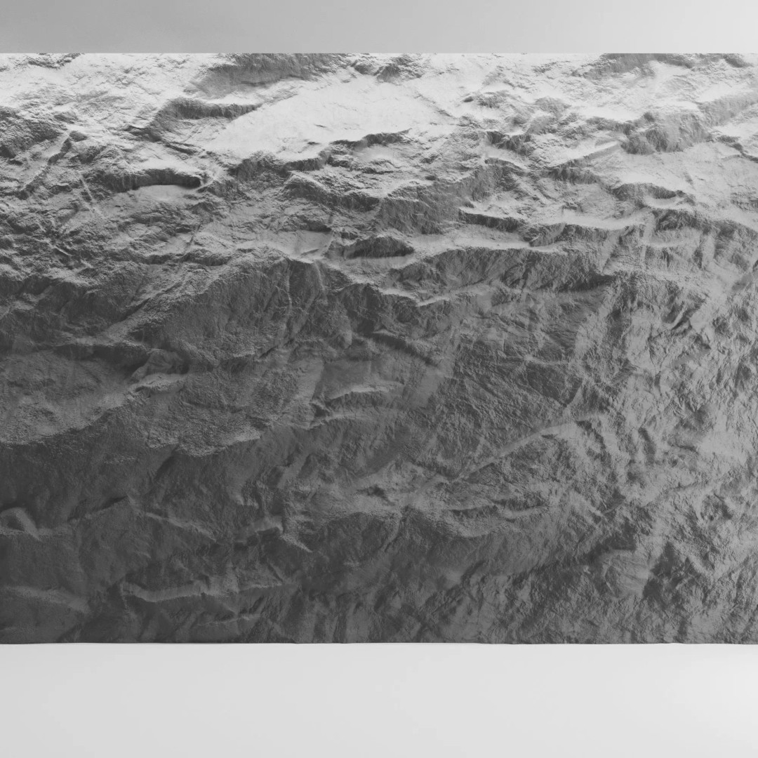 Stone Wall 3D Model – High Quality PBR Texture and Formats - View 2