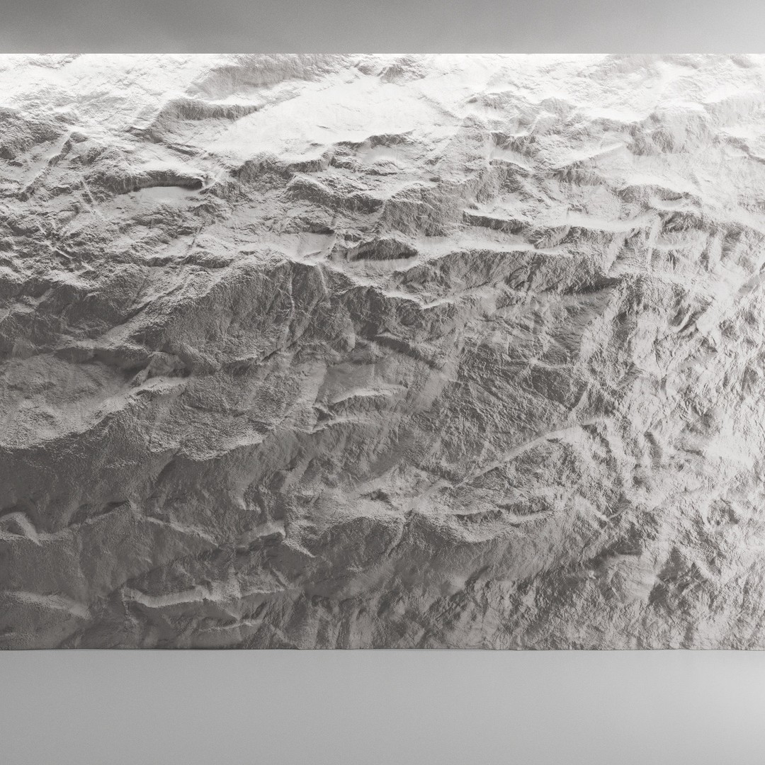 Stone Wall 3D Model – High Quality PBR Texture and Formats - View 3