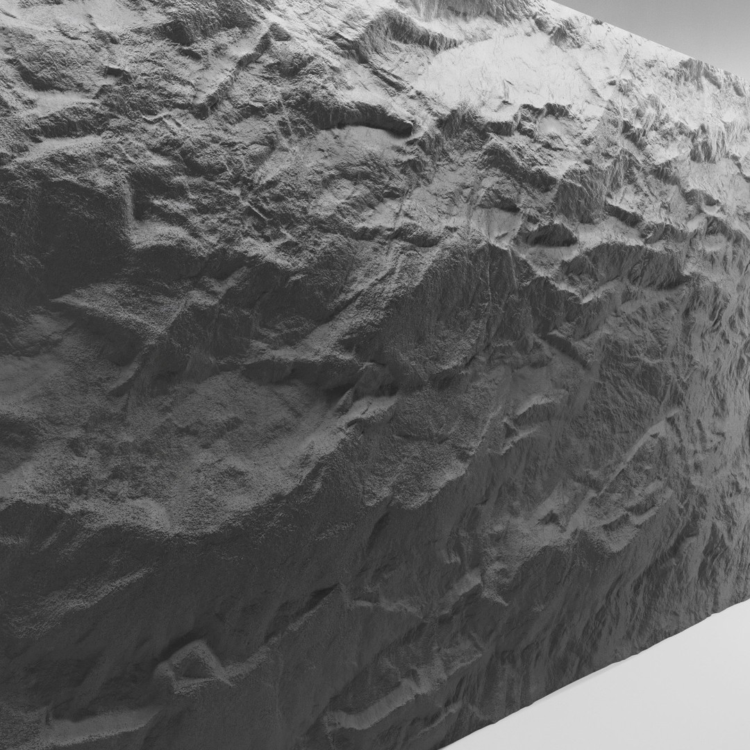 Stone Wall 3D Model – High Quality PBR Texture and Formats - View 5