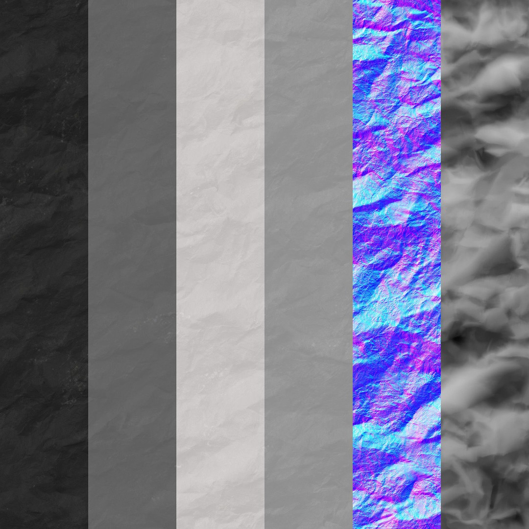 Stone Wall 3D Model – High Quality PBR Texture and Formats - View 8