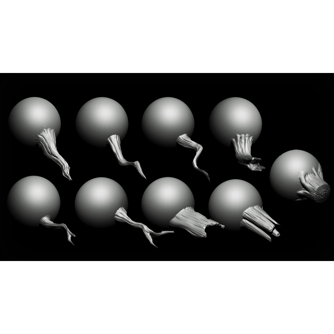 Wood Detail 3D Model – VDM Brush Textures for Zbrush & Blender