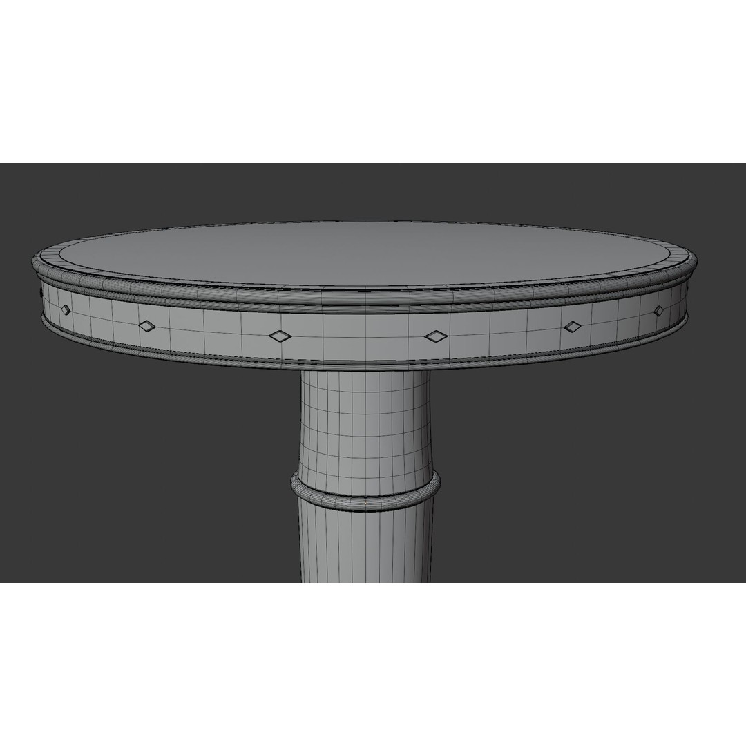 Poker Table 3D Model – Vintage Casino Scene with PBR Textures