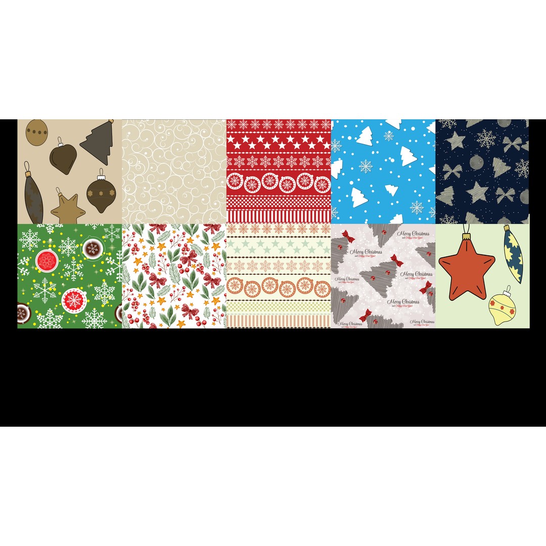 70 Christmas-Winter Fabric Materials 3D Model – SBSAR Textures for Design - View 14