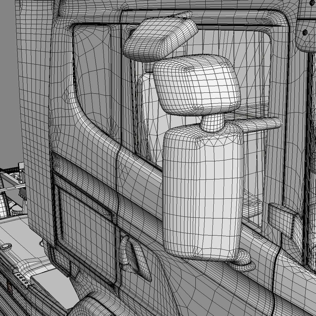 Euro Truck 3D Model – Detailed ADR Tanker, Game Ready FBX