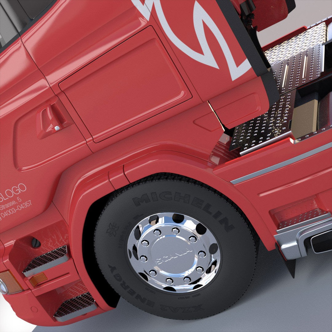 Euro Truck 3D Model – Detailed ADR Tanker, Game Ready FBX - View 24