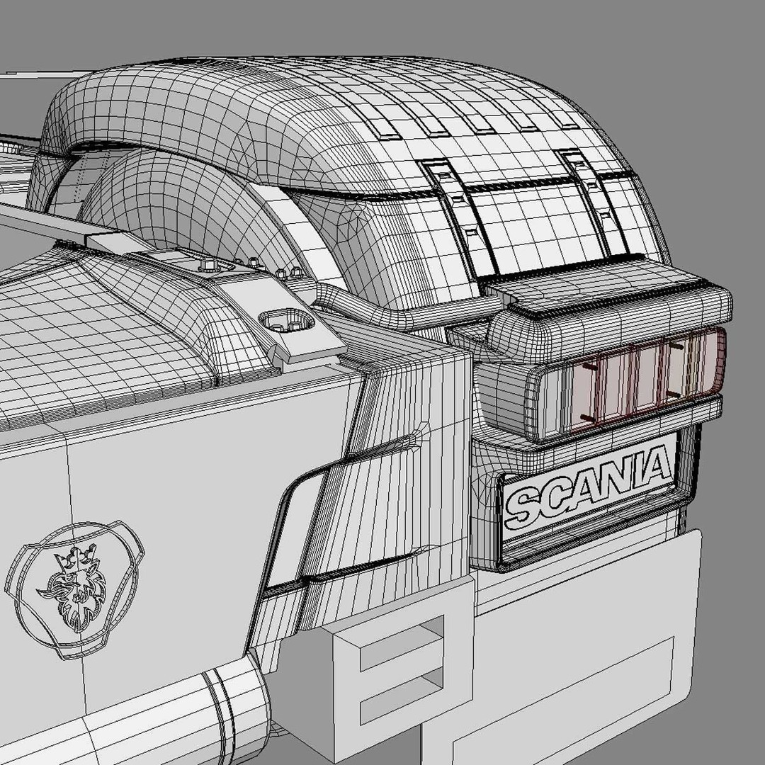 Euro Truck 3D Model – Detailed ADR Tanker, Game Ready FBX - View 31