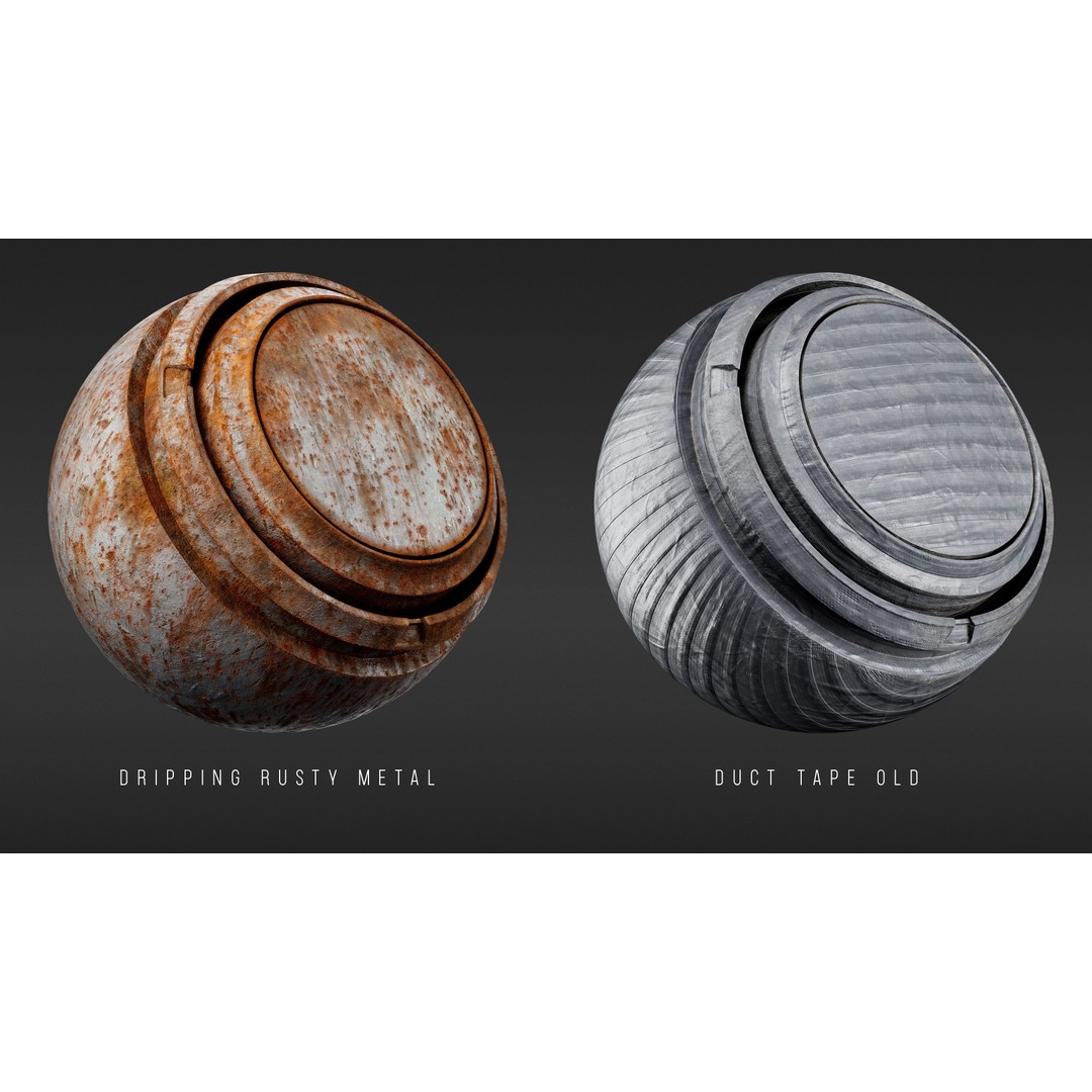 Post-Apocalyptic Smart Materials 3D Model – PBR Textures for Substance Painter - View 10