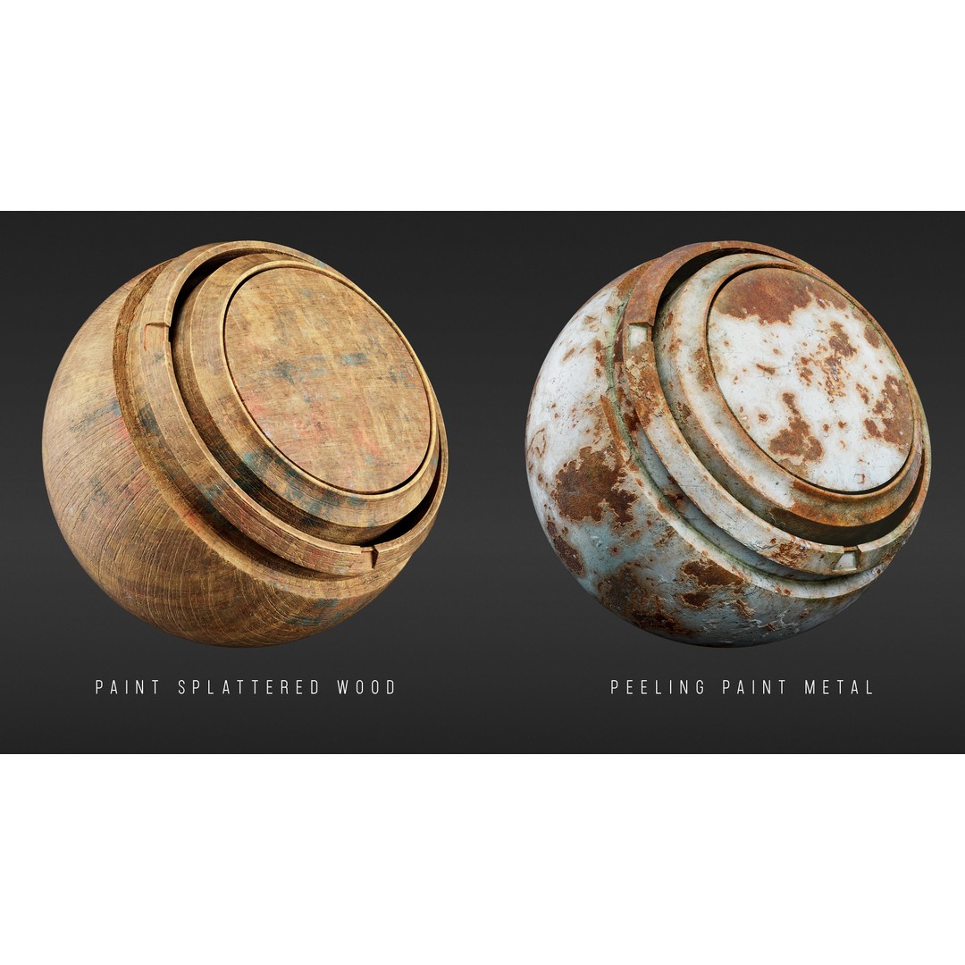 Post-Apocalyptic Smart Materials 3D Model – PBR Textures for Substance Painter - View 13