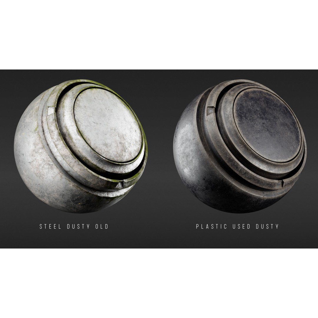 Post-Apocalyptic Smart Materials 3D Model – PBR Textures for Substance Painter - View 14