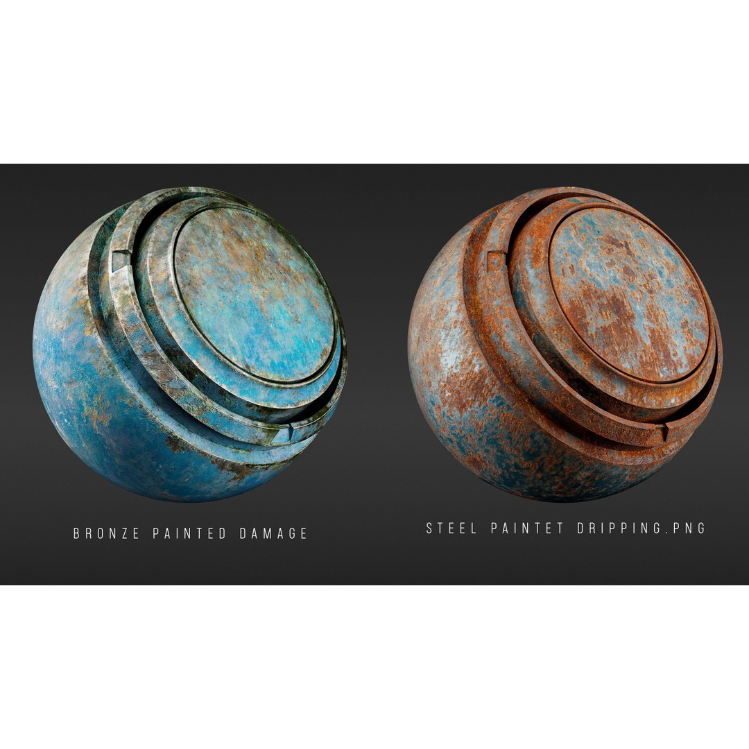 Post-Apocalyptic Smart Materials 3D Model – PBR Textures for Substance Painter - View 7