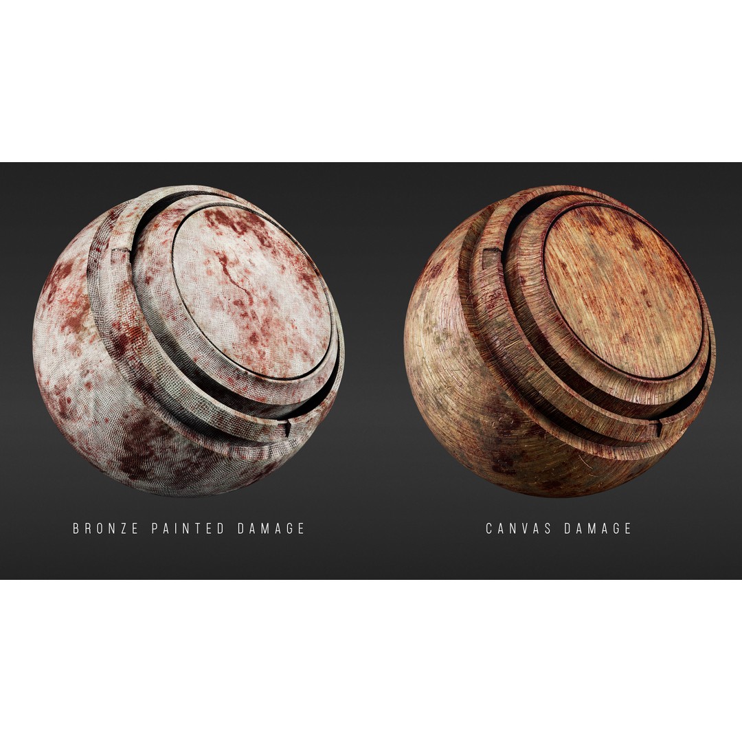 Post-Apocalyptic Smart Materials 3D Model – PBR Textures for Substance Painter - View 8