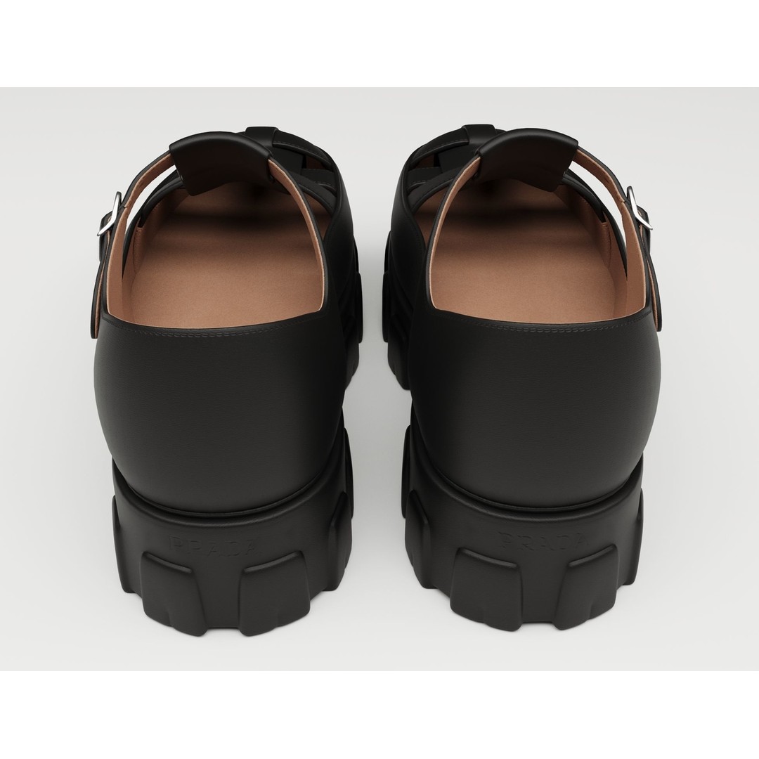Chunky Sandals 3D Model – Low Poly Game Ready Footwear, FBX - View 21