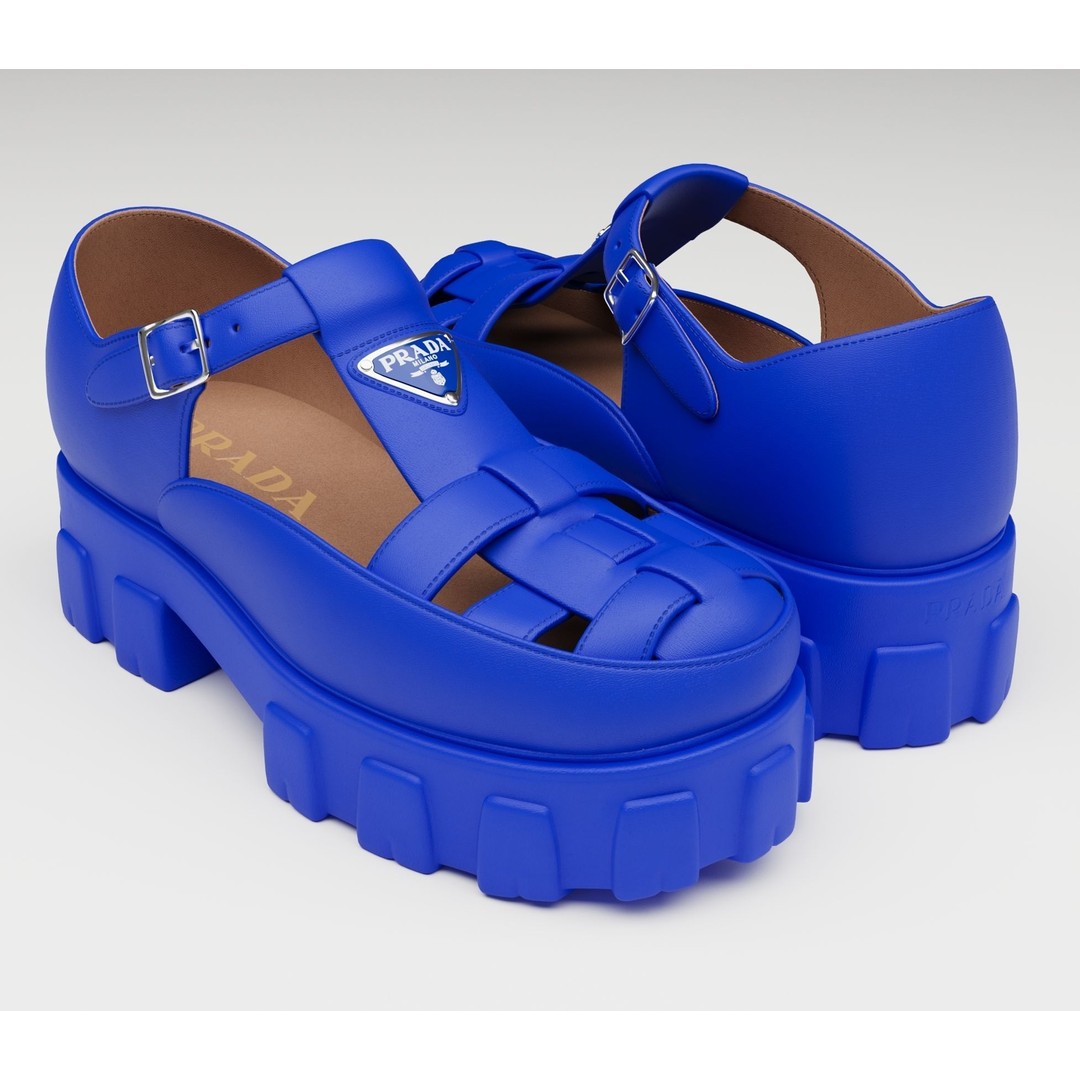Chunky Sandals 3D Model – Low Poly Game Ready Footwear, FBX - View 4