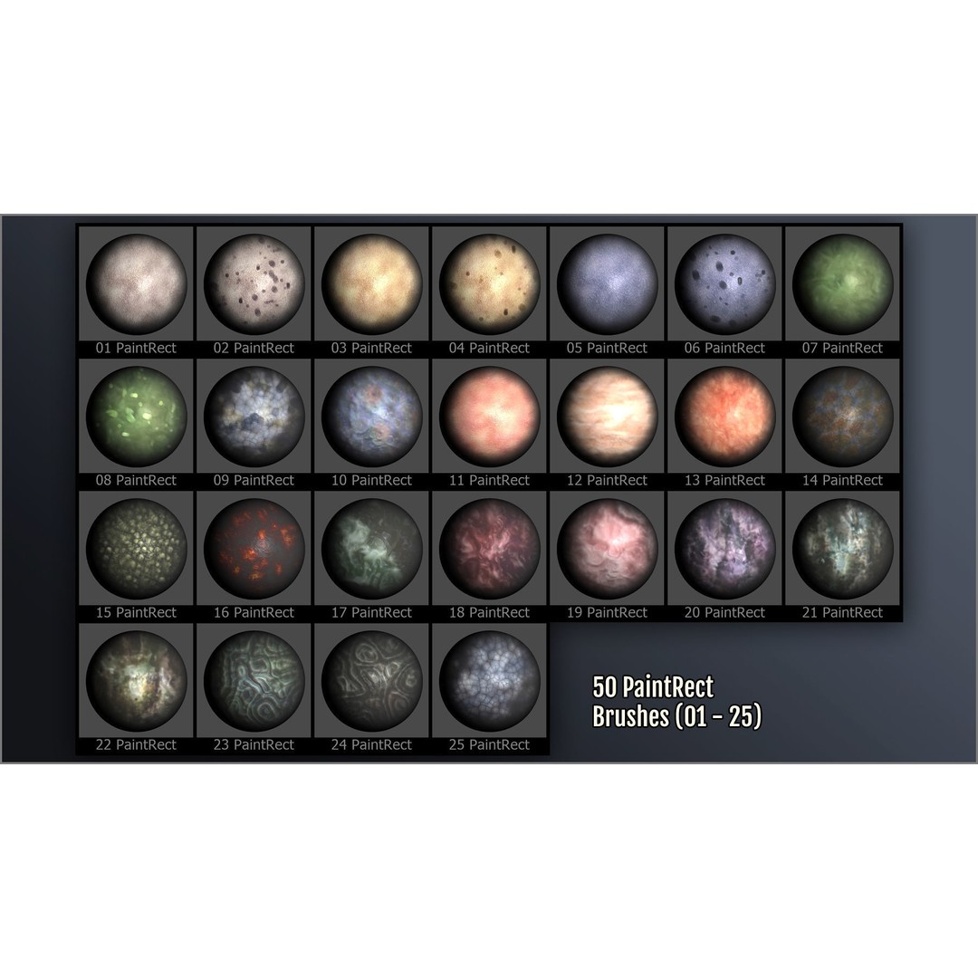 Alien Skin Maker 3D Model – ZBrush Brushes & Alphas for Texturing - View 4