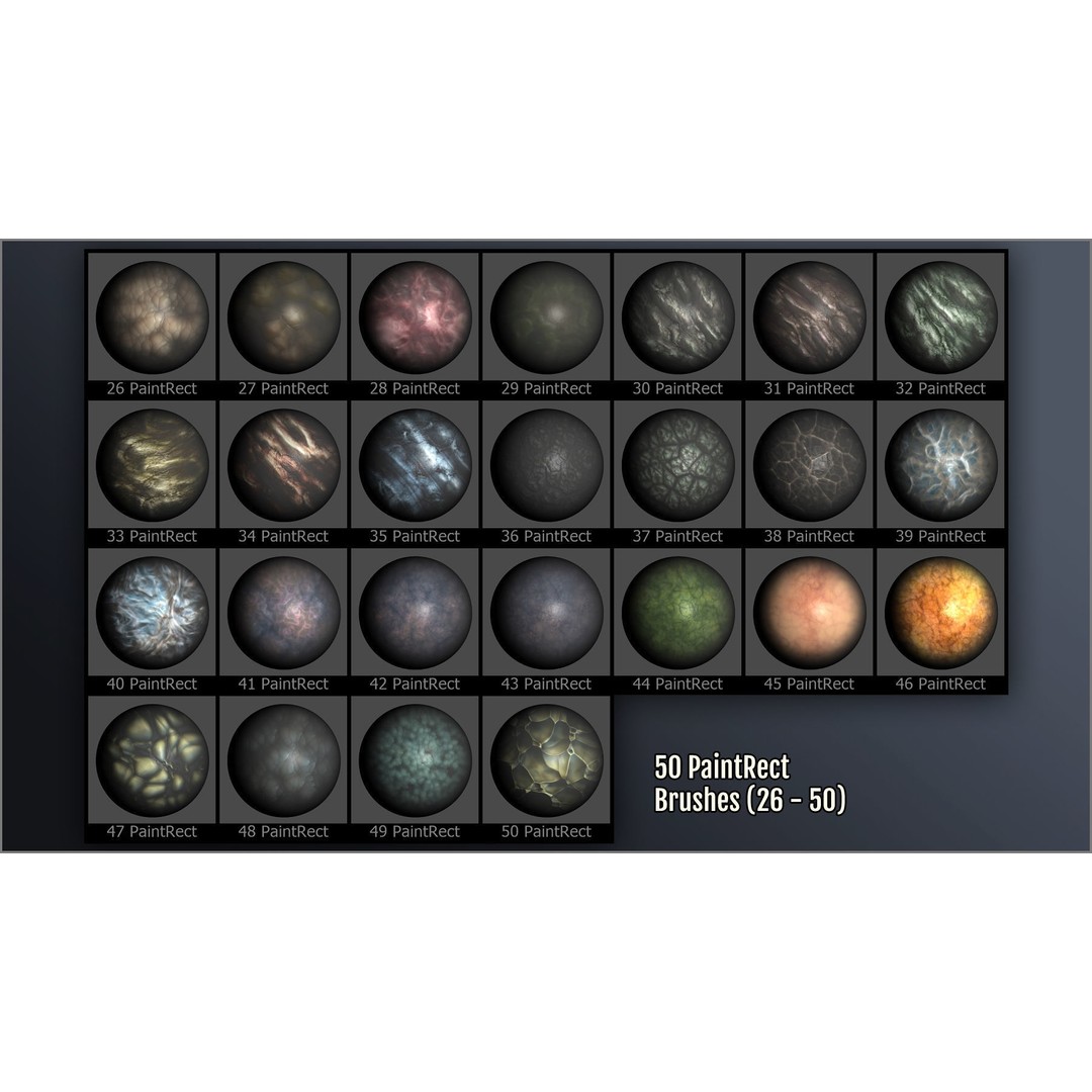Alien Skin Maker 3D Model – ZBrush Brushes & Alphas for Texturing - View 5