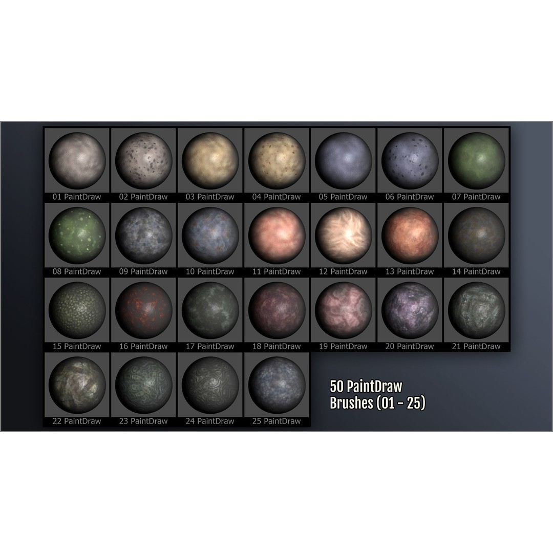 Alien Skin Maker 3D Model – ZBrush Brushes & Alphas for Texturing - View 6