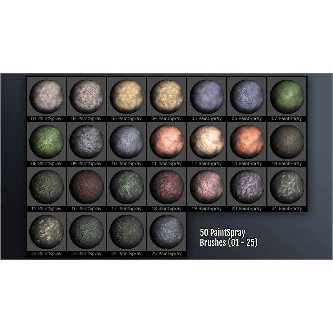 Alien Skin Maker 3D Model – ZBrush Brushes & Alphas for Texturing - View 8