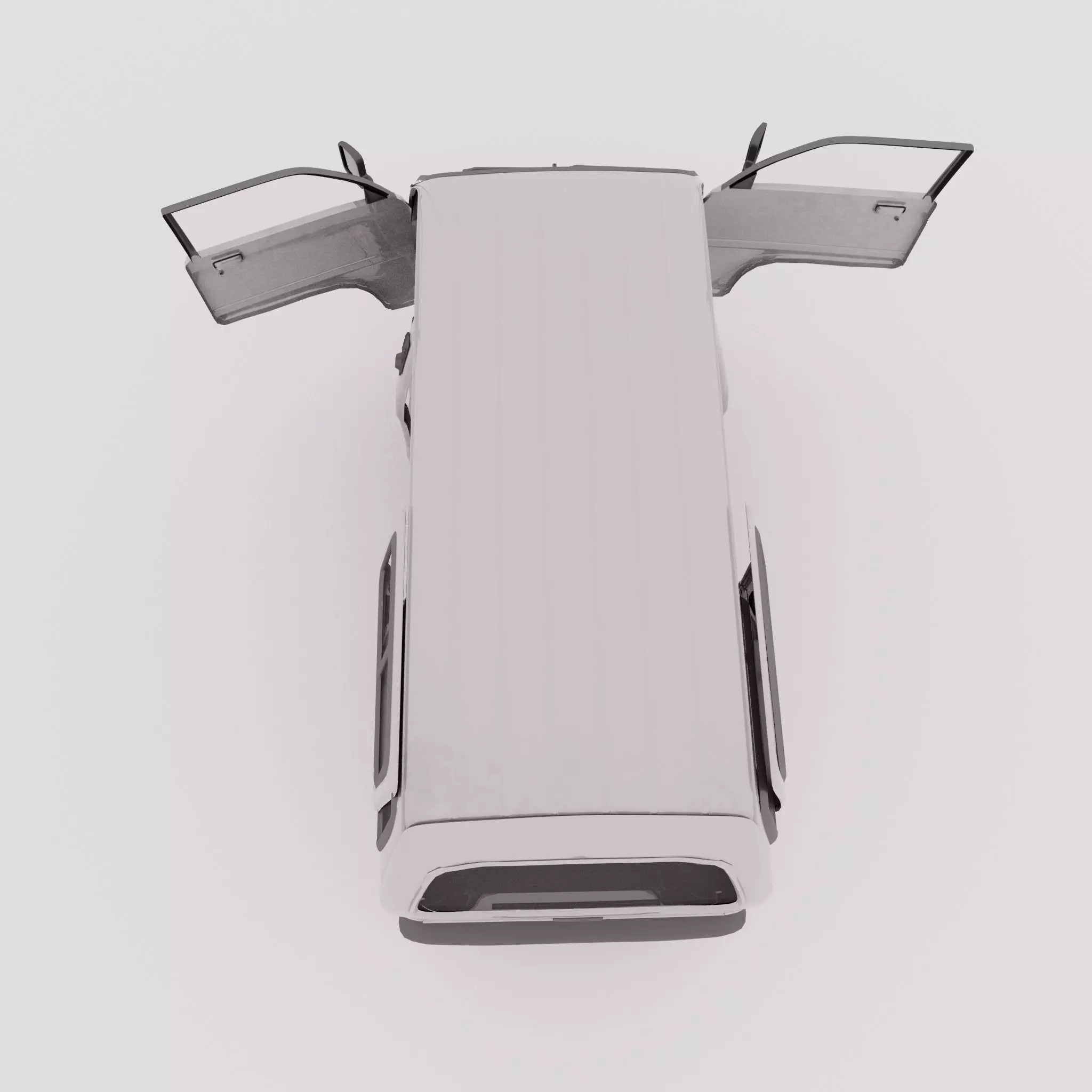 Van Car - Low-Poly Game-Ready 3D Model