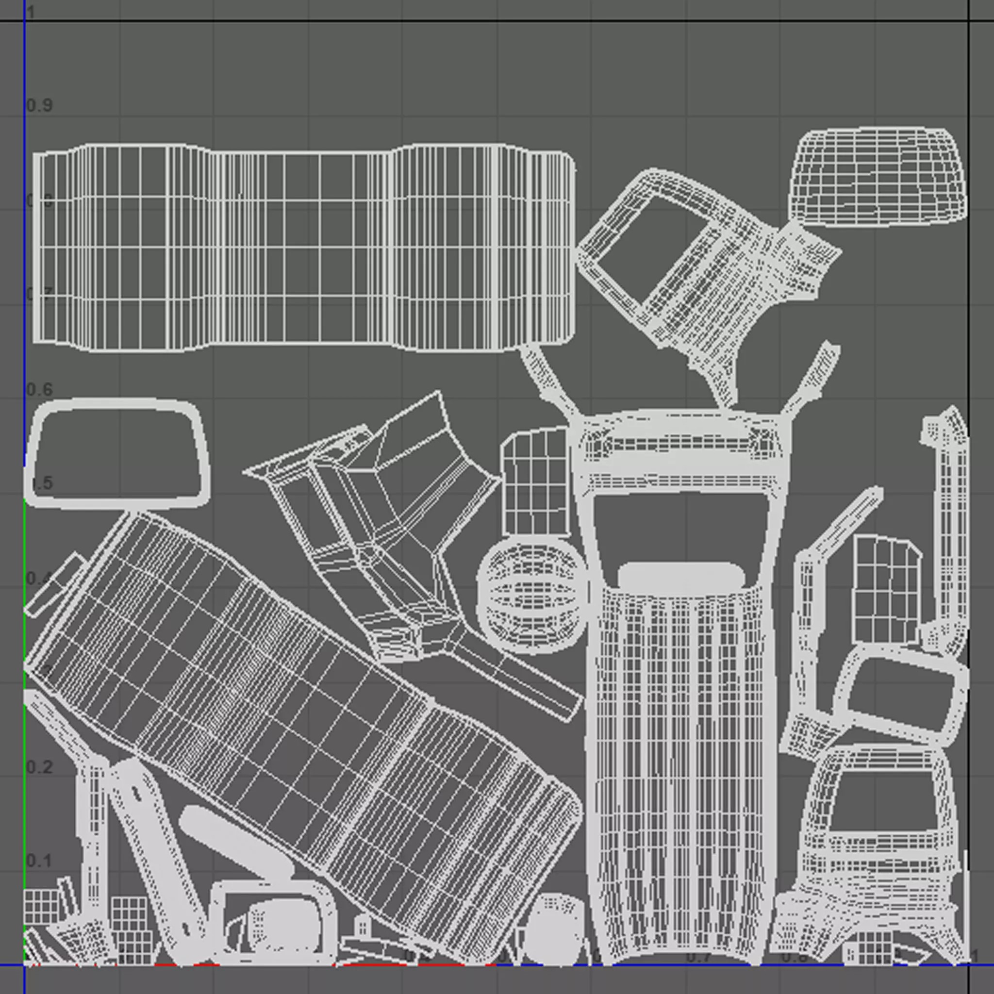 Van Car - Low-Poly Game-Ready 3D Model - View 7