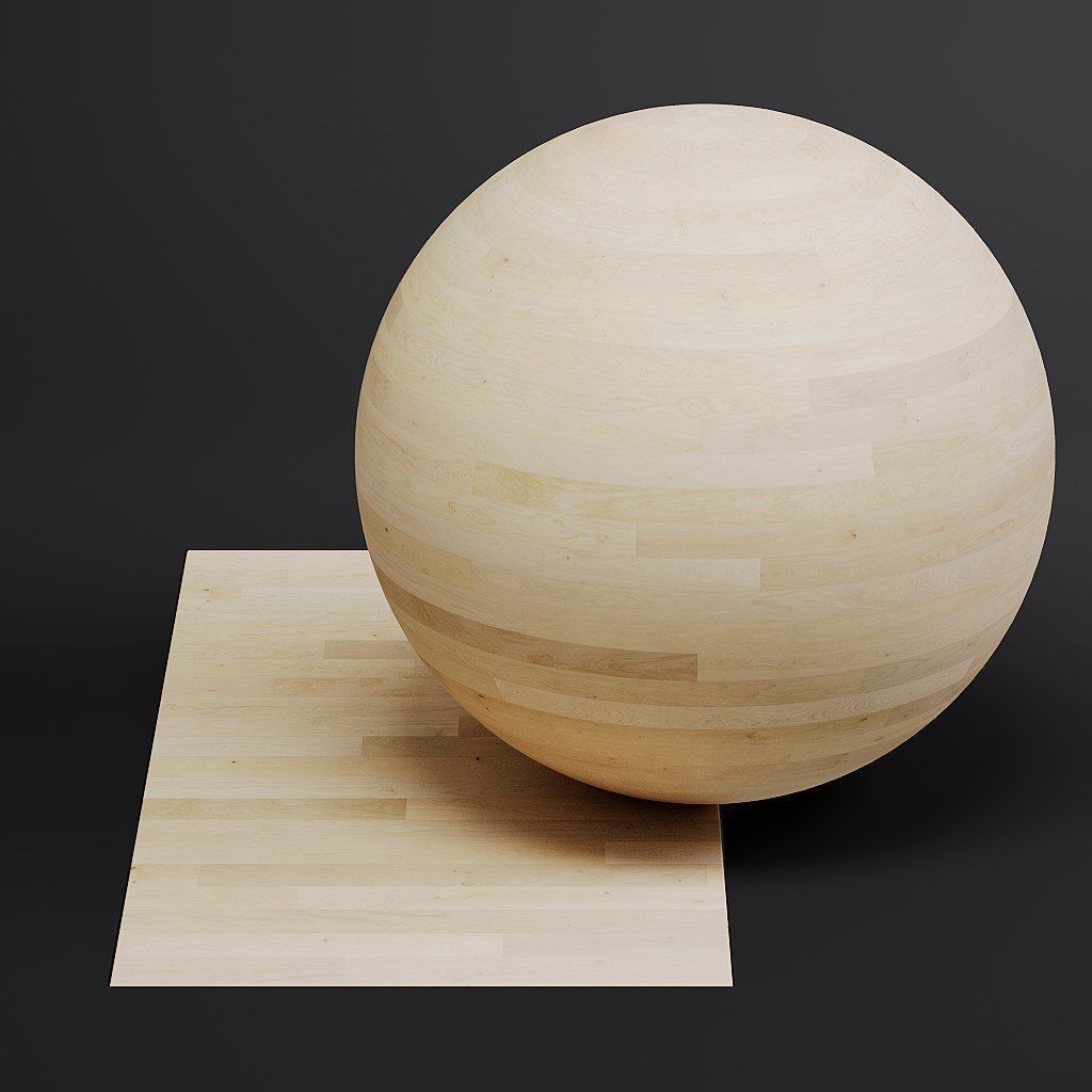 Wood Floors 3D Model – Seamless PBR Textures, 8K Resolution - View 19