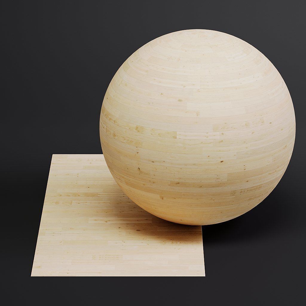 Wood Floors 3D Model – Seamless PBR Textures, 8K Resolution - View 9