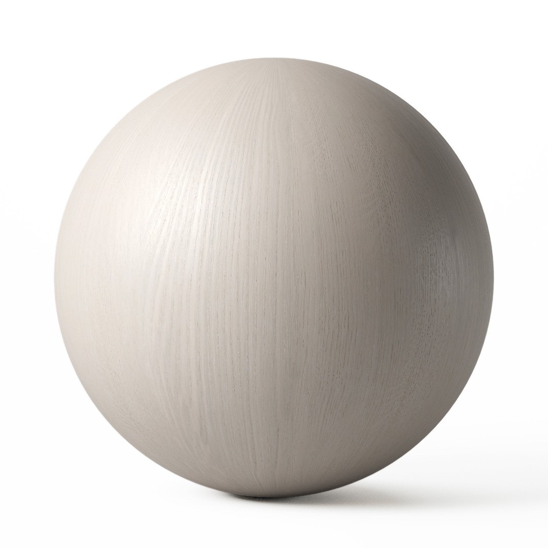 Oak Wood Material 3D Model – 7 Color Textures, PBR Formats - View 4