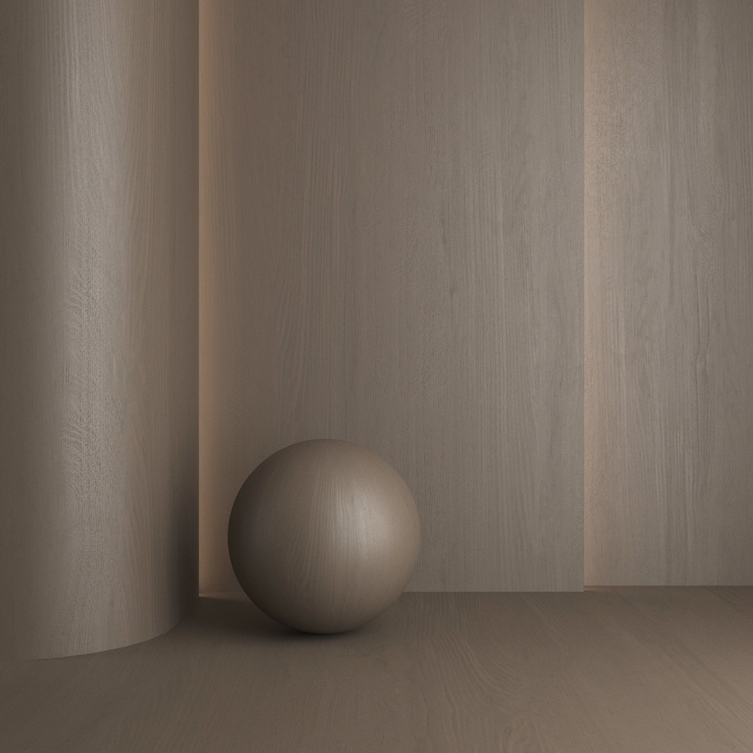 Oak Wood Material 3D Model – 7 Color Textures, PBR Formats - View 8