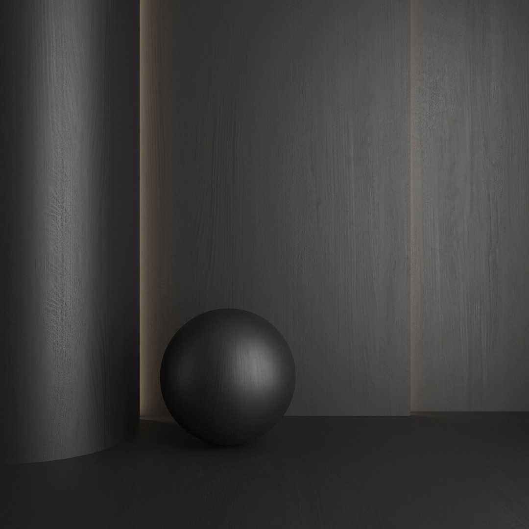 Oak Wood Material 3D Model – 7 Color Textures, PBR Formats - View 9