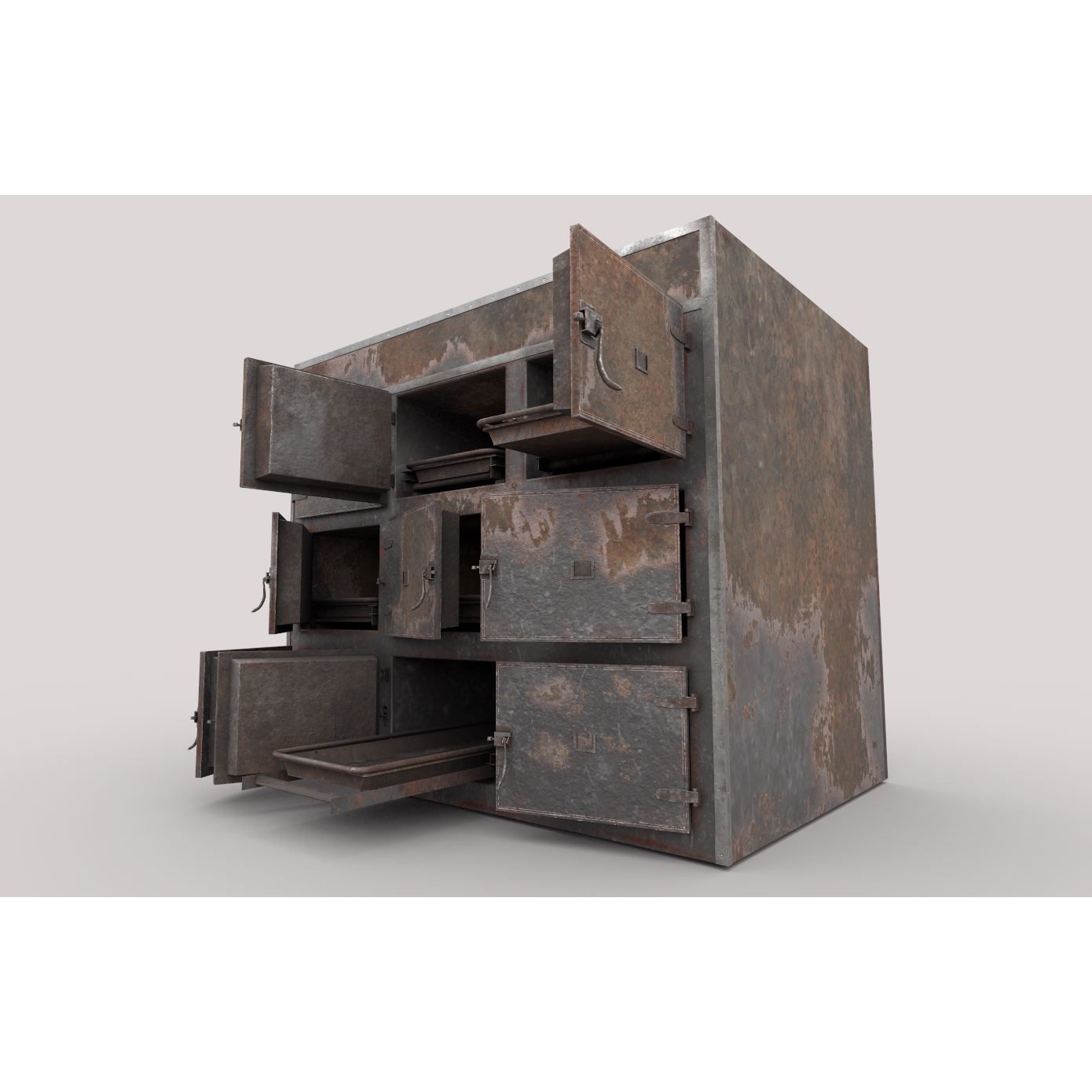 Worn Morgue - Game-Ready 3D Model - View 10