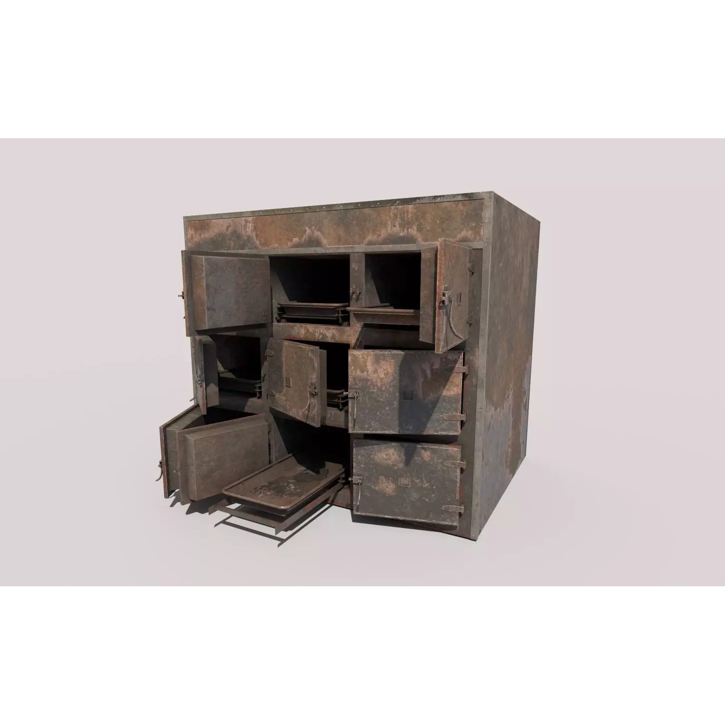 Worn Morgue - Game-Ready 3D Model - View 2