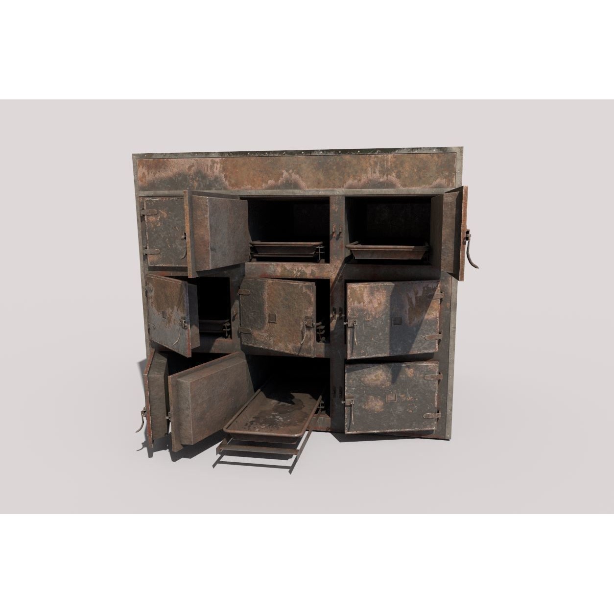 Worn Morgue - Game-Ready 3D Model - View 3
