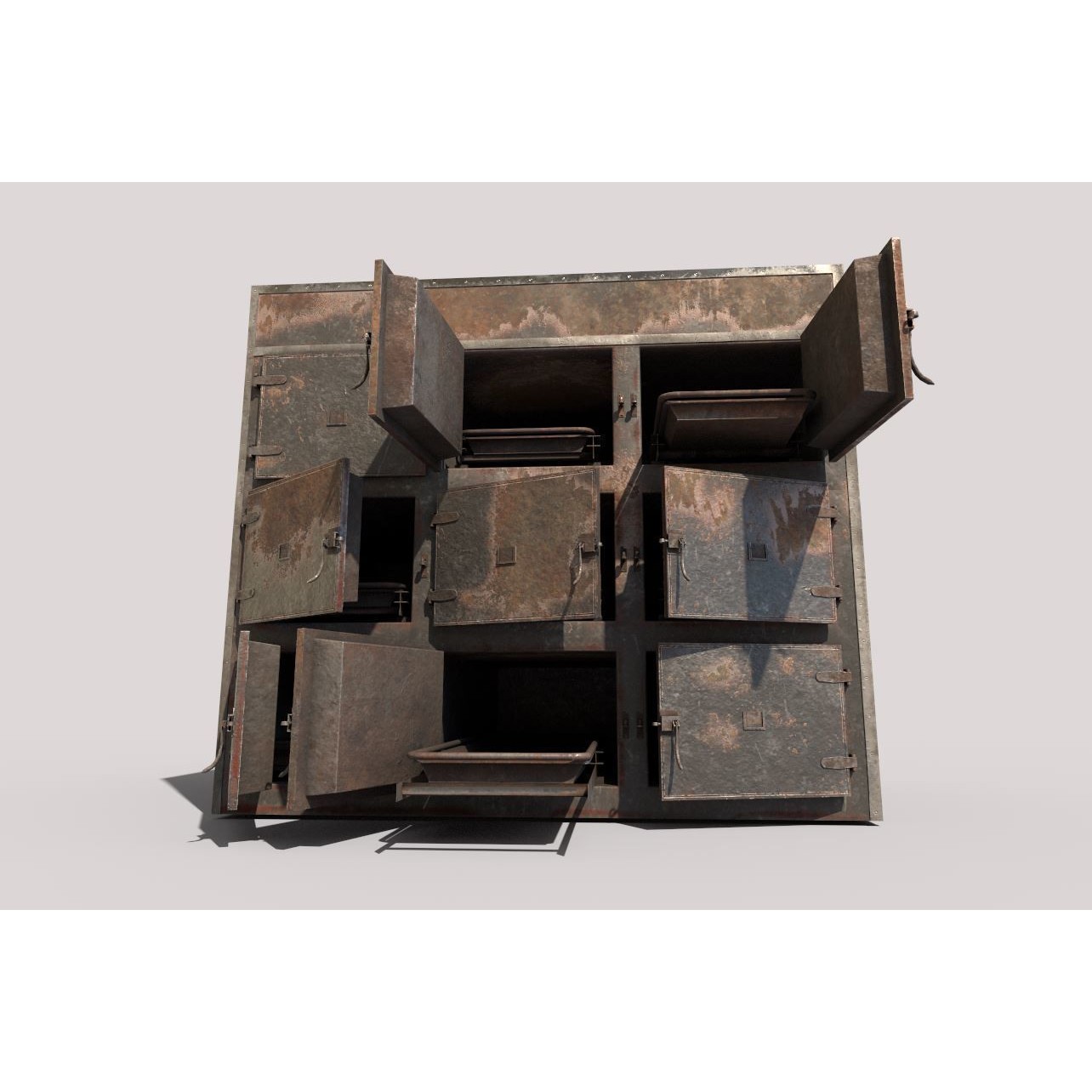 Worn Morgue - Game-Ready 3D Model - View 5