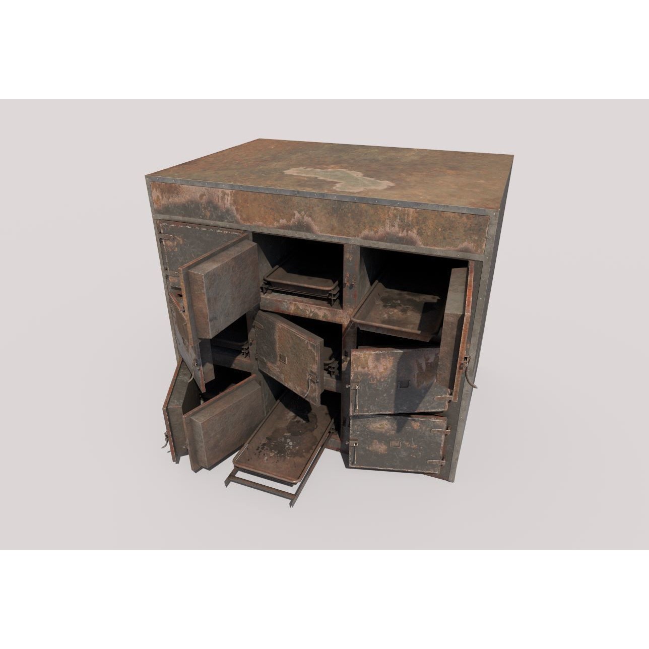 Worn Morgue - Game-Ready 3D Model - View 6